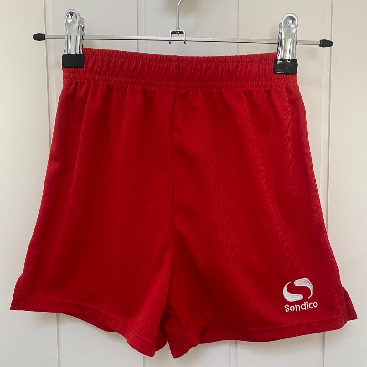 Short De Foot Sondico Rouge Pour Garçon - 2-3 Ans - Polyester, Taille élastique