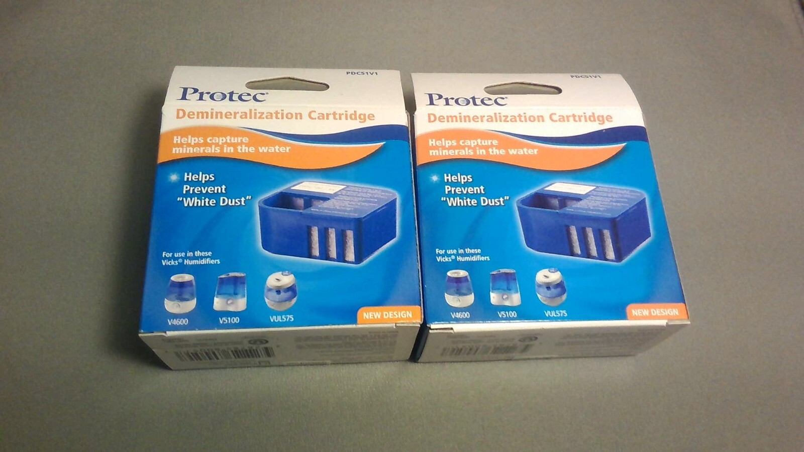 2 Protec DEMINERALIZATION CARTRIDGE Vicks Humidifier PDC51V1 DC-51
