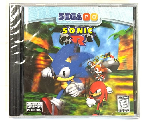 Sonic R: SEGA PC Windows 95/98 Game Disc Jewel Case CD-ROM — New Factory Sealed