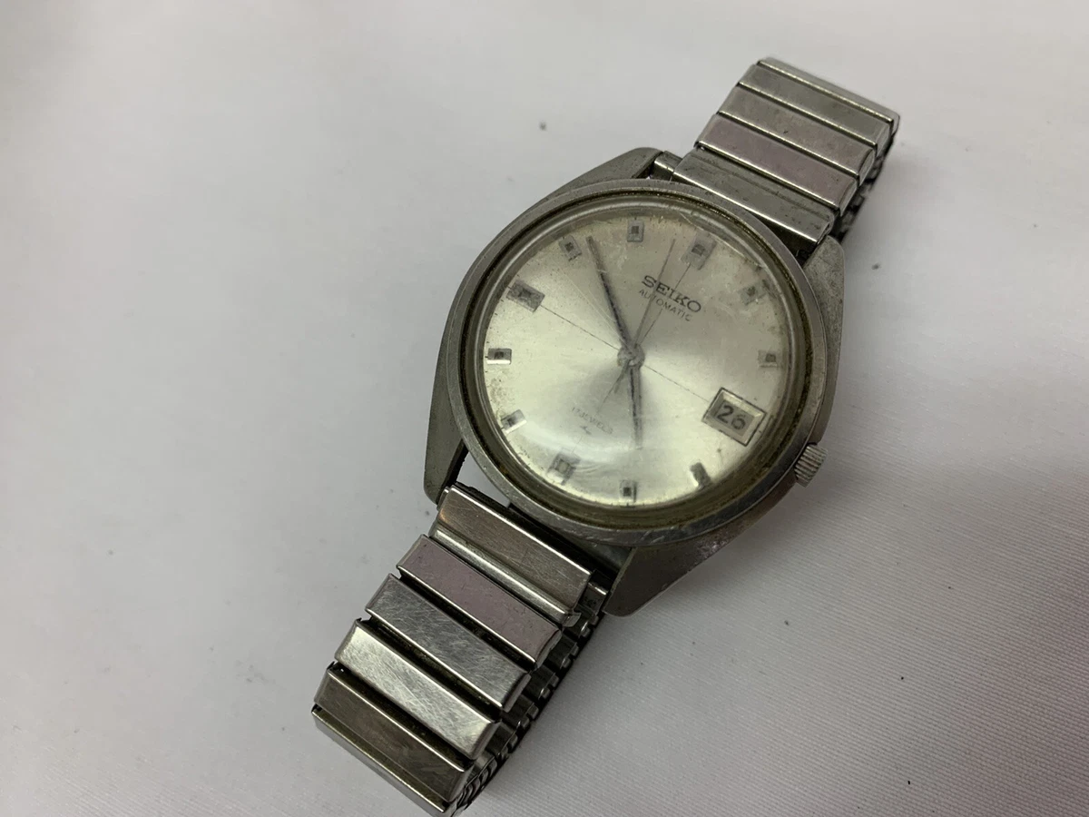 Rare Vintage Seiko 7005 8150 Automatic 17 Jewels Men s Watch Runs Great