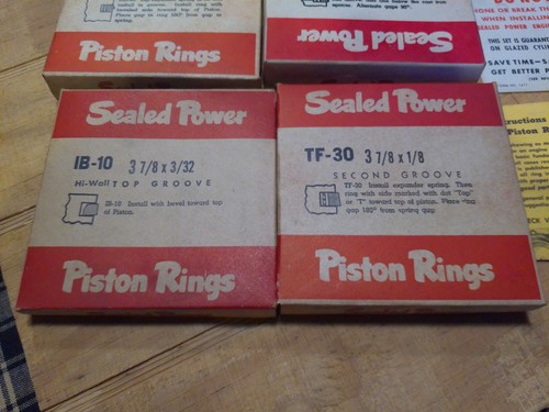 Vintage Sealed Power Piston Rings 1937-1948 International Red 318 Motors FBB FBC - Picture 2 of 8