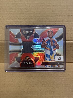 2024 Panini Select WWE Selective Swatches Silver Prizm Big E #SW-BGE
