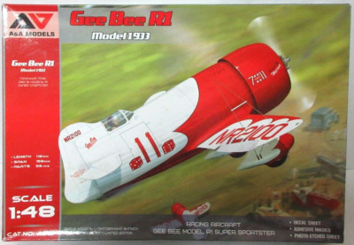 A&A Models 4807 Gee Bee R1  aircraft kit 1:48 scale model 1933