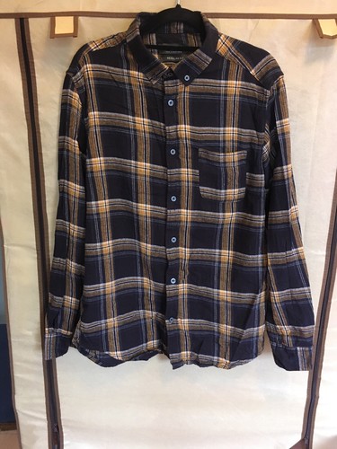 Long Sleeve' checked shirt Primark | eBay