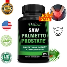 Saw Palmetto 500mg - Prostate Health Support Supplement for Men