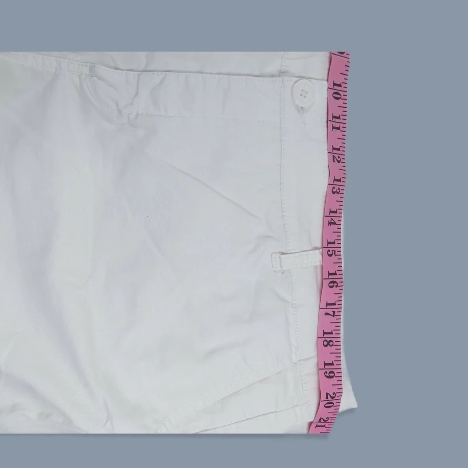 Avenue Shorts Womens Size 18 High Rise White Chino - Image 4 of 4