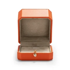 Oirlv Luxury Leather Pendant Necklace Gift Box Jewelry Storage Display Case A...