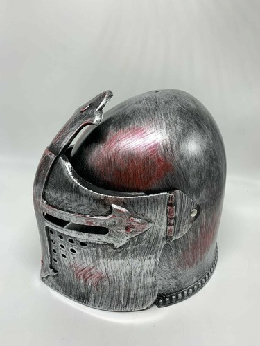 Medieval Knight Helmet Adult Adjustable Medieval Costume Cosplay Wearable Helmet - Picture 8 of 20