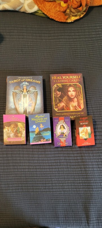 Tarot Card Lot of 6. Tarot Cards. Storage Unit Find. Tarot Cards.