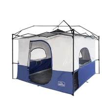 Kampkeeper Camping Cube. Converts 10’x10’ Straight Leg Canopy Into Pop Up Tent