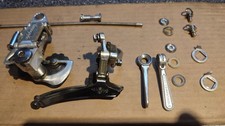 Campagnolo  Schaltwerk & Umwerfer mit Schalthebel RETRO Rennradteile