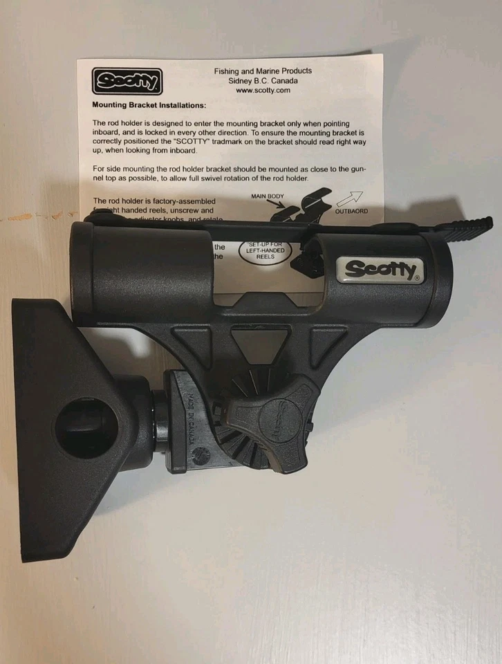 Scotty Fly Rod Holder NO. 265, Includes Combination Deck or Side Mount - Image 1 of 4