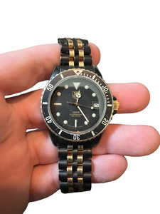 Authentic Tag Heuer Quartz 1000 Gold Plated Wolf of Wallstreet Vintage 980.029B 200M