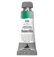 MaimeriBlu Superior Watercolor Paint 12ml-Cupric Green Light - 5A0029RR-1GD5F