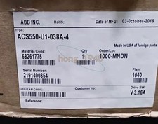 1PC ABB FREQUENCY CONVERTER ACS550-U1-038A-4 NEW