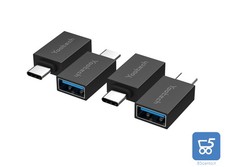 Adattatore USB C maschio TO USB A femmina 4 pezzi Pc Smartphone Tablet Notebook