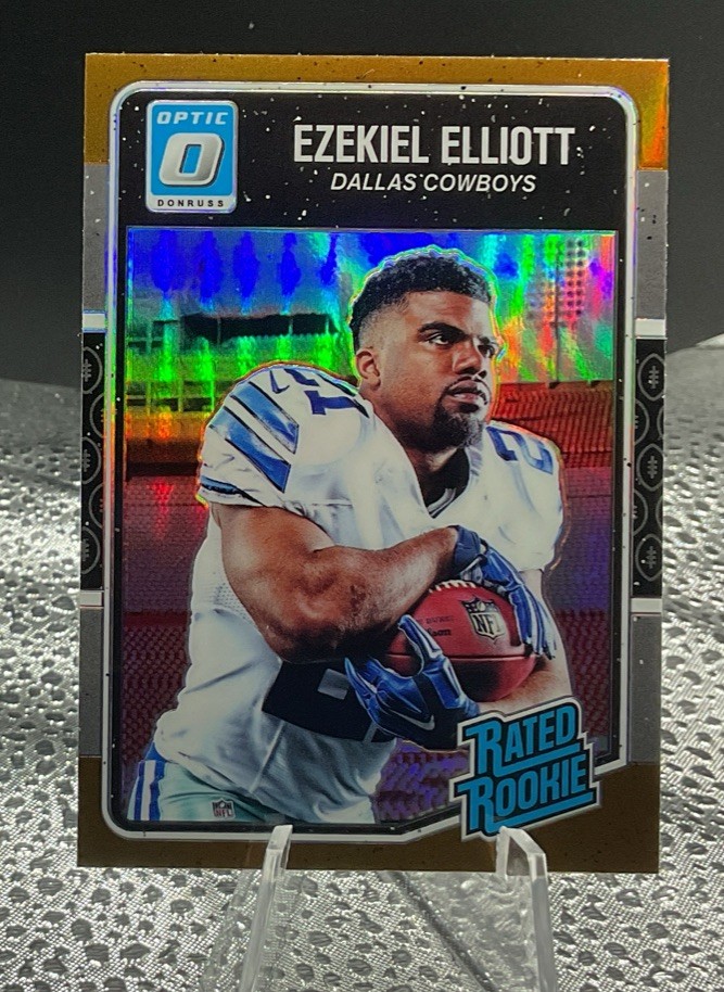 Ezekiel Elliott 2016 Donruss Optic Bronze Holo Rookie #168 RC Dallas Cowboys
