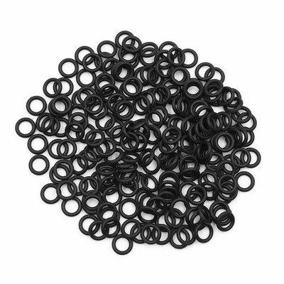 Black   O-Ring Seal Gasket Washer 6 x 1.8mm 200pcs KD #zc