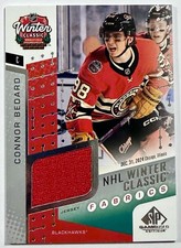 25-26 SP Game Used 🔥 CONNOR BEDARD 🔥 Winter Classic Jersey Fabrics #WCF-1