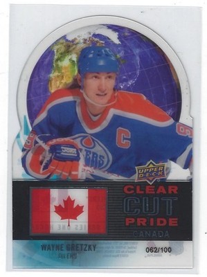 2012-13 Upper Deck Series One Wayne Gretzky Clear Cut Pride ***062/100*** PCR-1