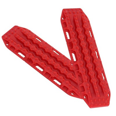2* Red Sand Ladder Recovery Ramps Board For TRX4 SCX10 90046 1/10 RC Car