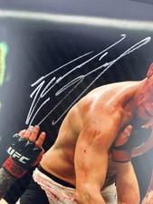 HWC Trading Foto Autografata Stampata Di Nate Diaz – Cimelio MMA In Cornice Nera Per Fan UFC