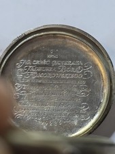 Polish Silver Pocket Watch In Honour of Gen. Komorowski 1944 Warsaw Uprising