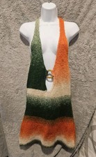 PRETTY LITTLE THING SHAPE dress, Orange Hombre, Plunge, Body Con, Size 12, Knit