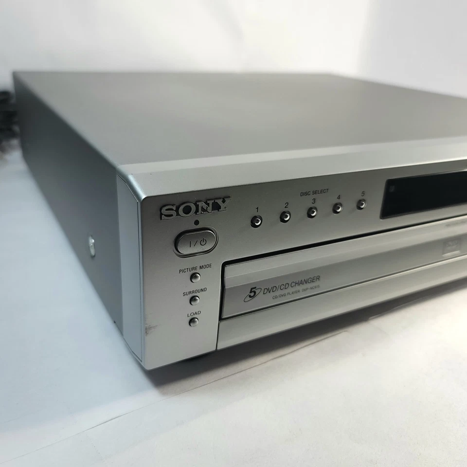 CD player Sony 5 discos DVP-NC615 cinza testado funcionando - Imagem 4 de 4