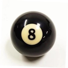 Replacement Pool Ball - Eight Ball 2-1/4" Regulation Size 8
