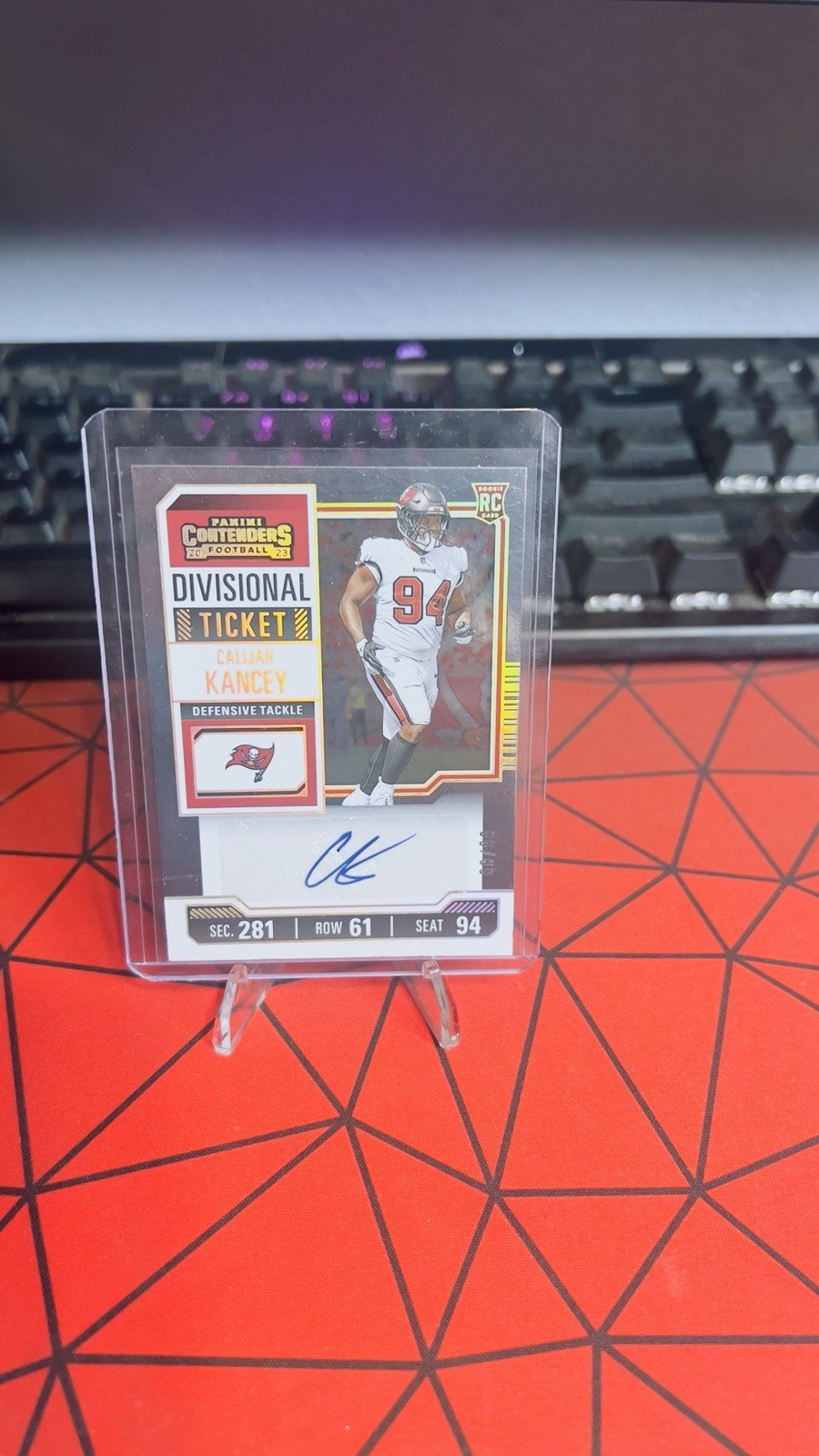 🔥2023 Panini Contenders Divisional Ticket #204 Calijah Kancey Auto /99 - NM-MT