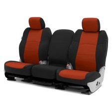 Coverking Cr-grade Neoprene 1st Row Black Inferno Orange Custom Seat Covers