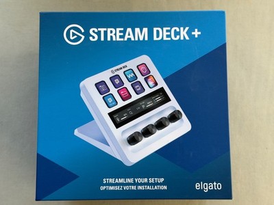 Elgato Stream Deck + White Edition (INCLUDES  SILVER DIALS SET)