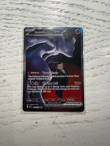 Pokémon TCG Team Rocket's Mewtwo ex 281/217 Me: Ascended Heroes Holo