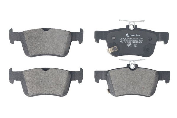 Brembo P 28 089 BremsbeläGe Satz Hinten FüR Honda Civic X SchräGheck (Fc, Fk)-image