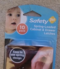 New Safety 1st 14 Pack Wide Grip Cabinet Locks  Drawer Latches Child Proof Baby