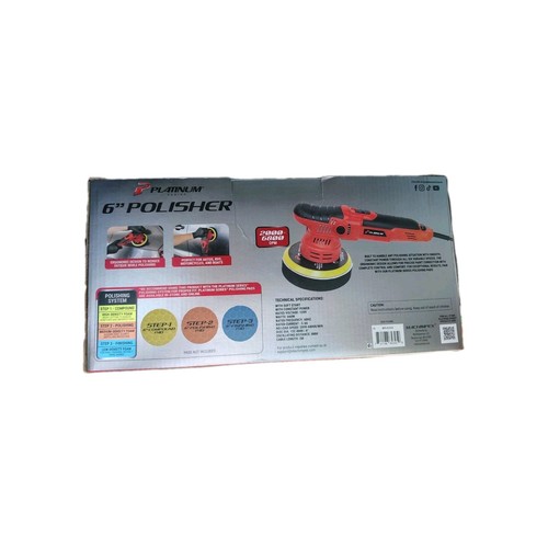Platinum Series 6-in PROFESSIONAL DUAL-ACTION POLISHER / BUFFER 6-Speed NIB - Picture 9 of 13