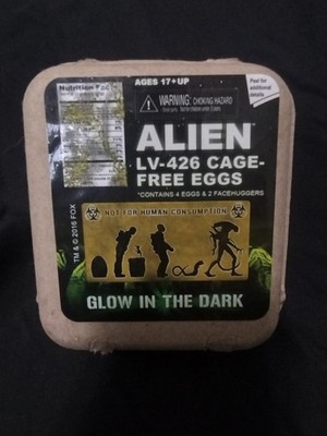 NECA Alien LV-426 Cage-Free Eggs Glow in the Dark 4-Pack with 2 Face Huggers
