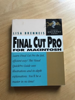 Buch Final Cut Pro for macintosh Design Grafik sehr gut