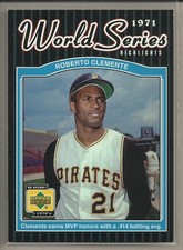 Roberto Clemente 2001 Upper Deck 1971 World Series Highlights Card # 172 Pirates