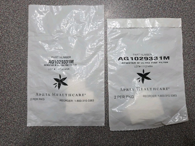 2 Apria Healthcare Remstar M Ultra Fine Filter AG1029331M Pack of 2, NIP