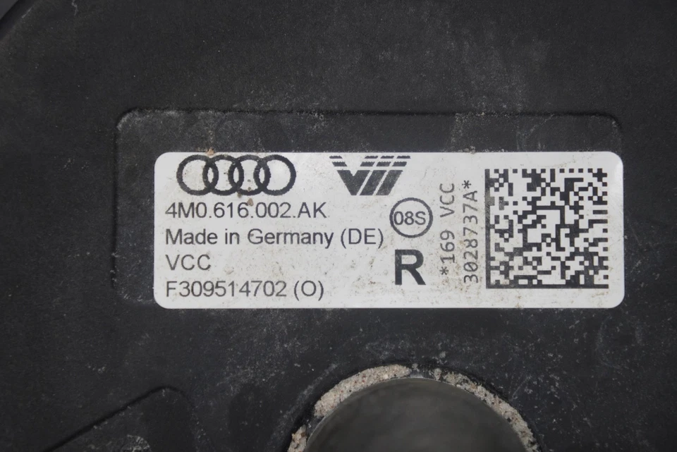 Bolsa de puntal de resorte neumático de suspensión trasera derecha 4M0616002AK Lamborghini Urus 2020-24 Foto 4 de 4