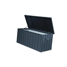 150 Gallon Lockable Outdoor Storage - Waterproof Patio Bin for Cushions, Tools,