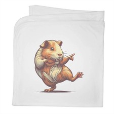 'Guinea Pig Dancing' Cotton Baby Blanket / Shawl BY00040970