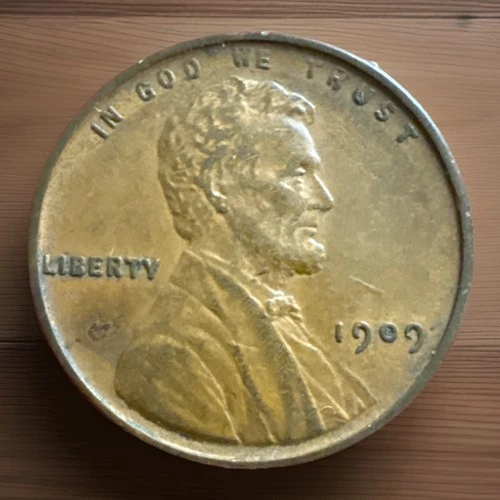 1909 BU BN 1st Year “Actual Coin” Copper Lincoln Wheat Cent 2144