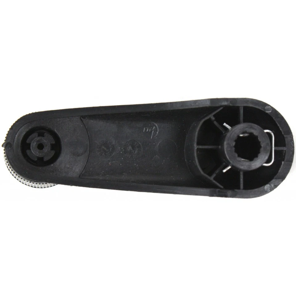 Manivela de ventana delantera/trasera negra texturizada para GMC Sierra 1500 1999-2021 | GM1355100 Foto 2 de 4