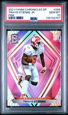 2021 PANINI CHRONICLES DRAFT PICKS PINK #289 TRAVIS ETIENNE JR. PSA 10