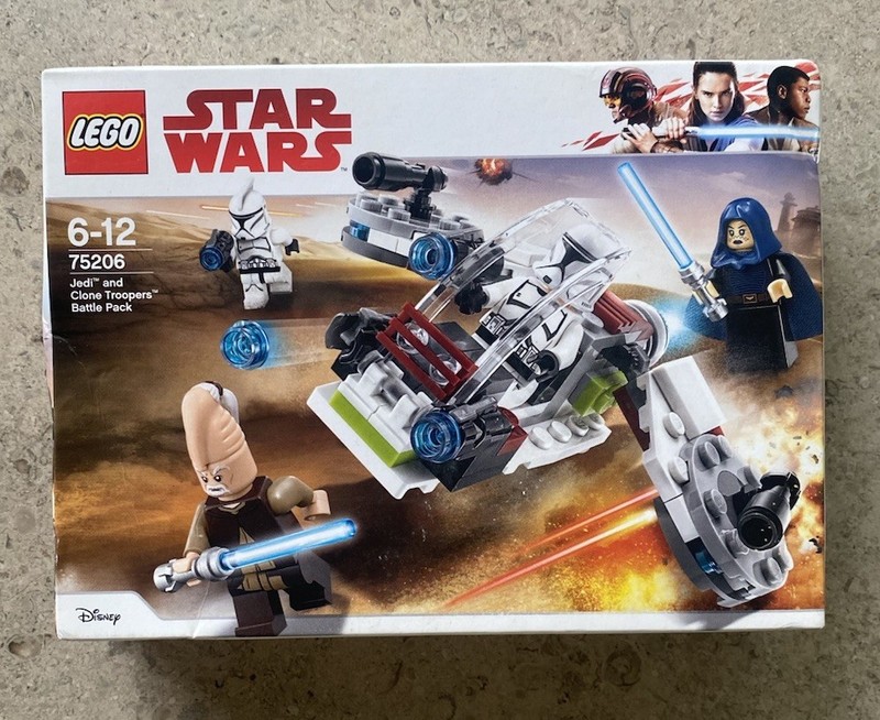 Lego Star Wars 75206 Jedi and clone troopers Battle Pack. New And Sealed.