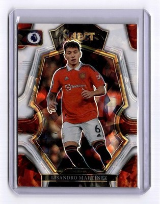 2022-23 Panini Select Premier League Lisandro Martinez #128 White Ice /25