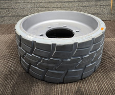 (QTY 1) Exmile 406x178 EX33 Solid Traction Scissor Lift Tire C00483 6 Bolt